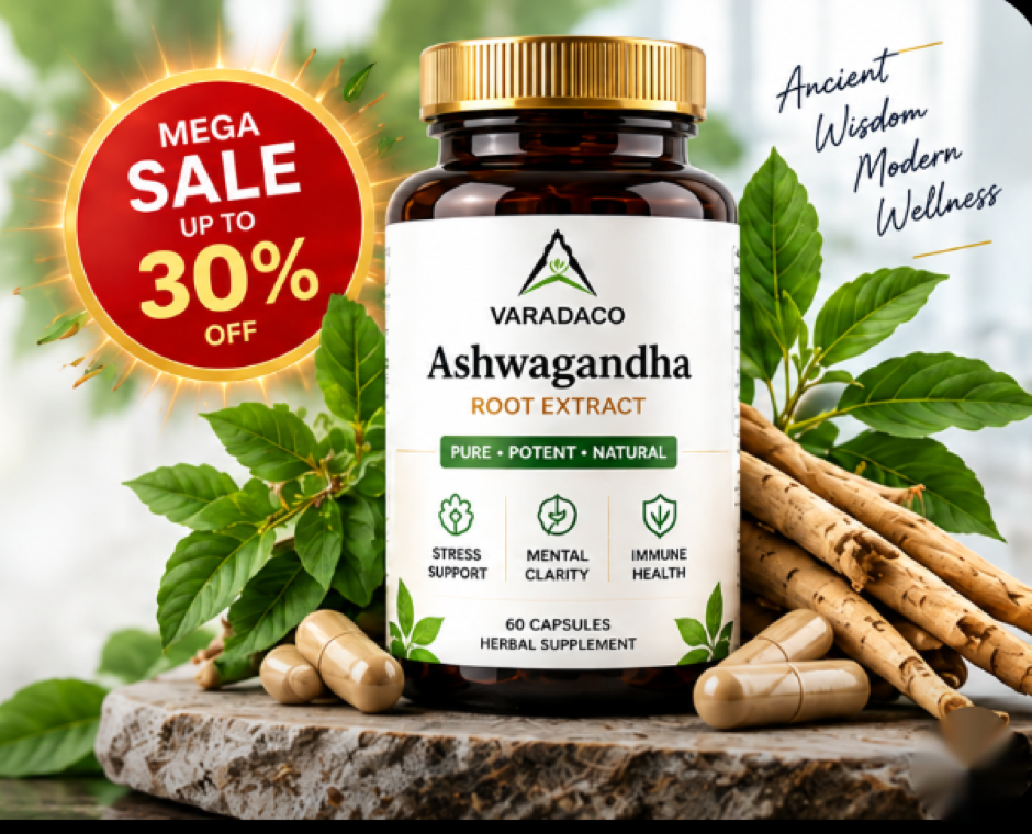 Varadaco Ashwagandha - Nature Meets Modern Wellness